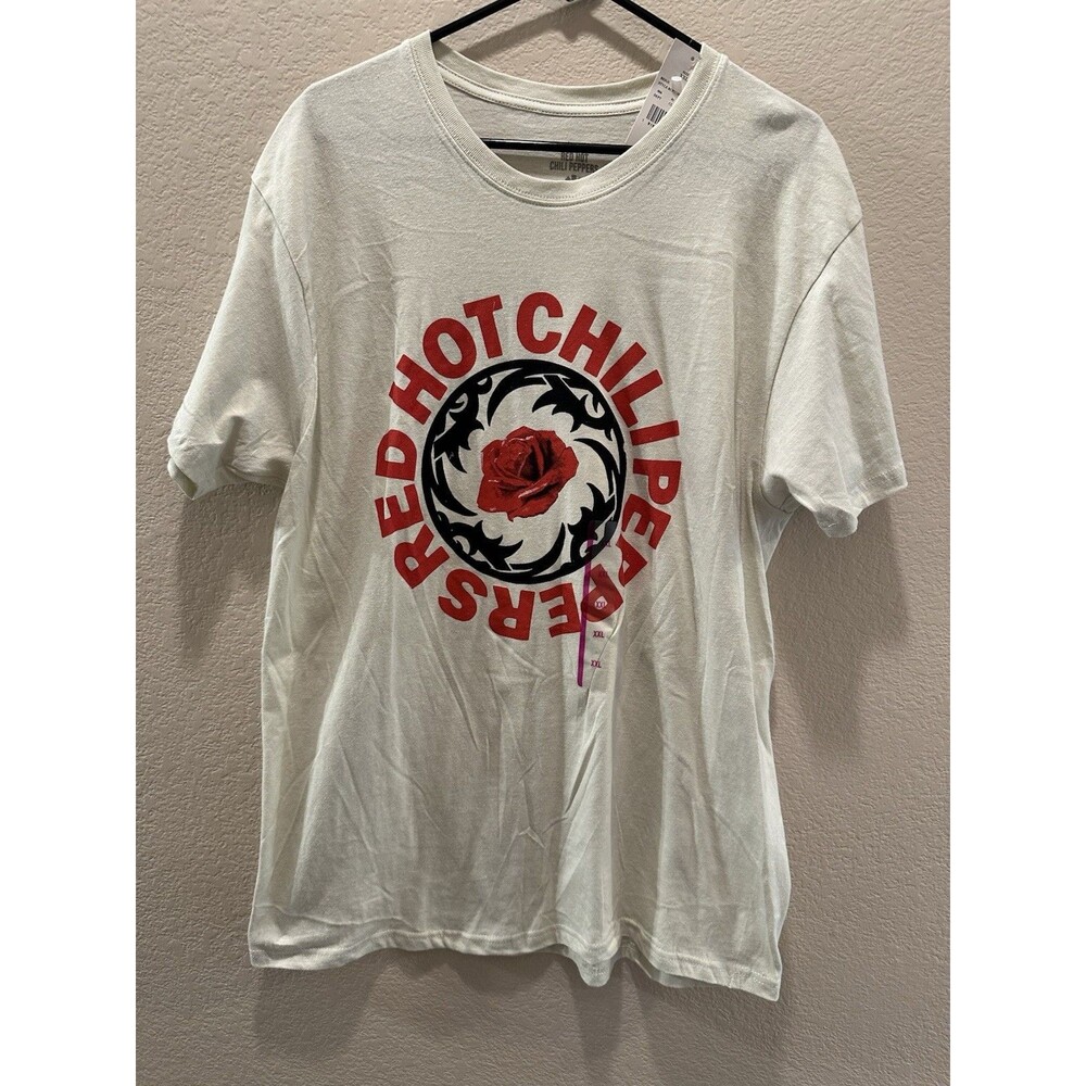 Red Hot Chili Peppers Tee NWT Size 2XL Cream